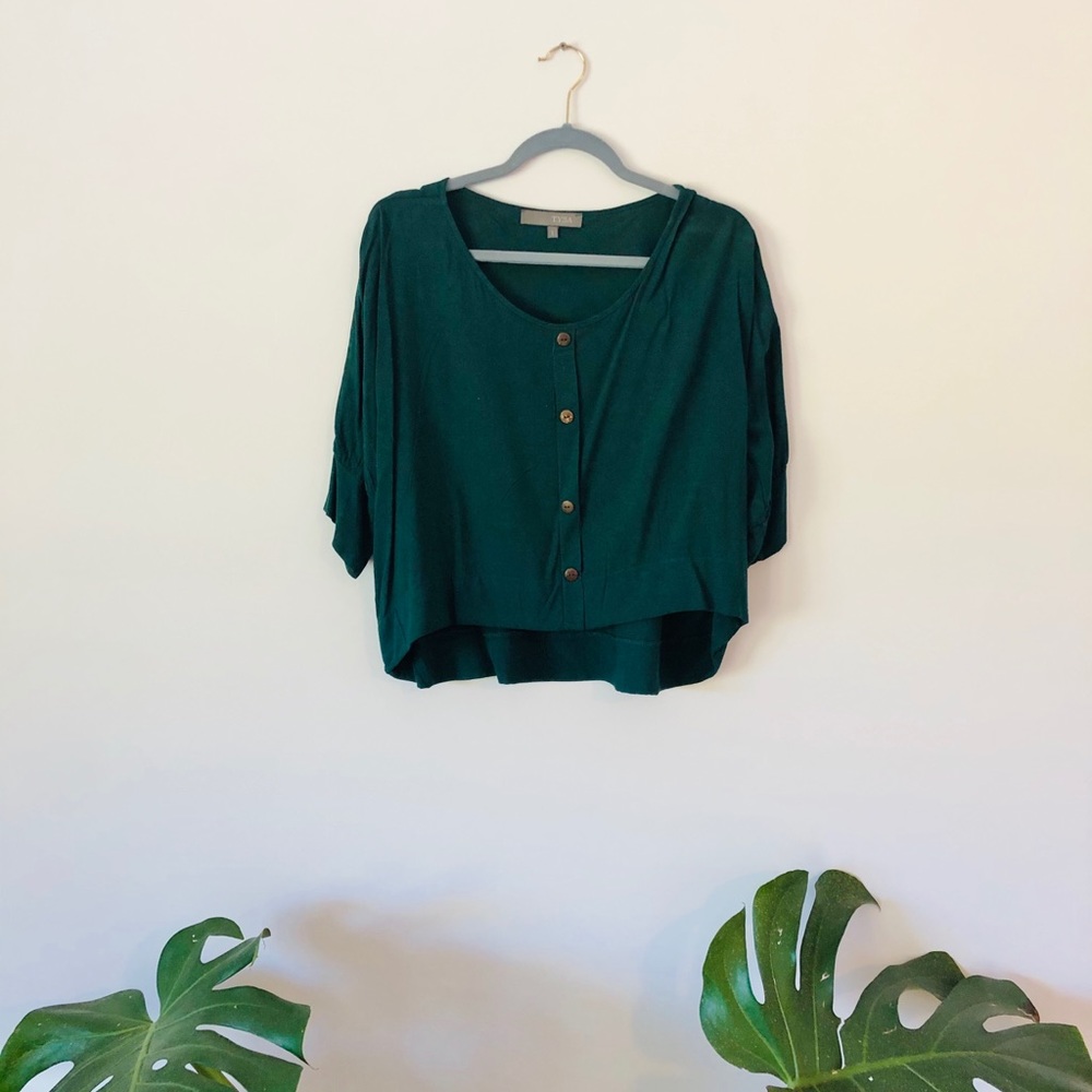 *FREE TOP* Tysa Botero Blouse Ruby & Sapphire